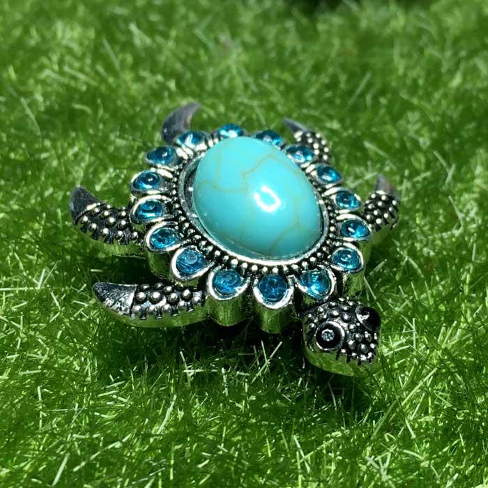 ホヌ ビジュー ゴルフマーカー 大粒のフェイクターコイズ ハットクリップ付 2Colors |  | 06