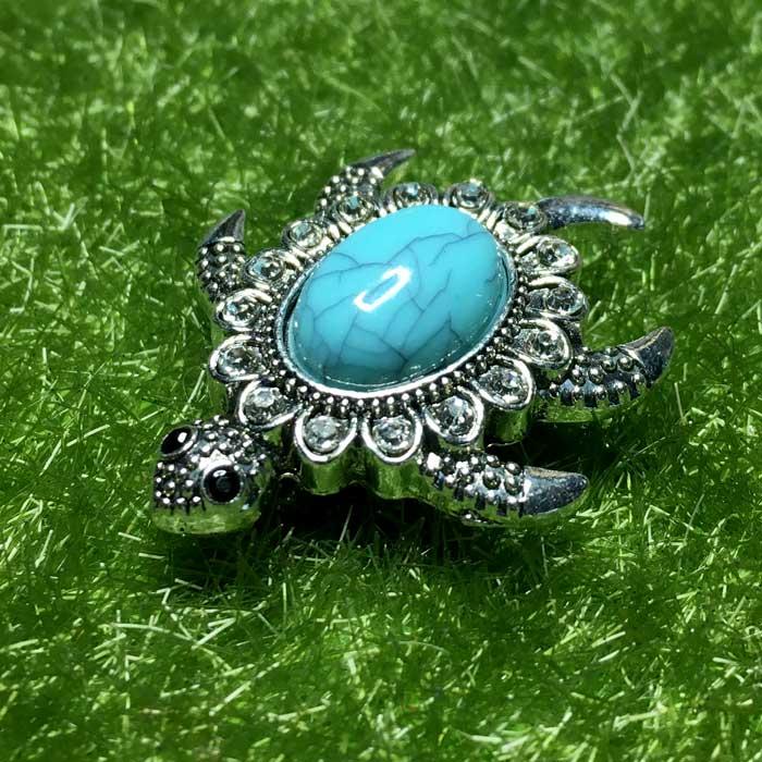 ホヌ ビジュー ゴルフマーカー 大粒のフェイクターコイズ ハットクリップ付 2Colors |  | 02