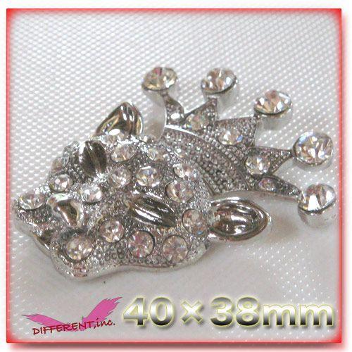 【在庫処分】KING PUMA （ピューマ／クーガー）クリスタルジュエリー 40mm*38mm |  | 01