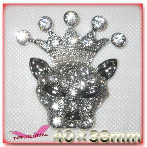 【在庫処分】KING PUMA （ピューマ／クーガー）クリスタルジュエリー 40mm*38mm |  | 02