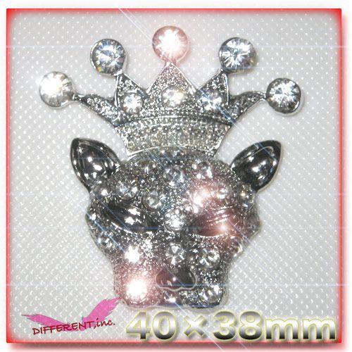 【在庫処分】KING PUMA （ピューマ／クーガー）クリスタルジュエリー 40mm*38mm |  | 04