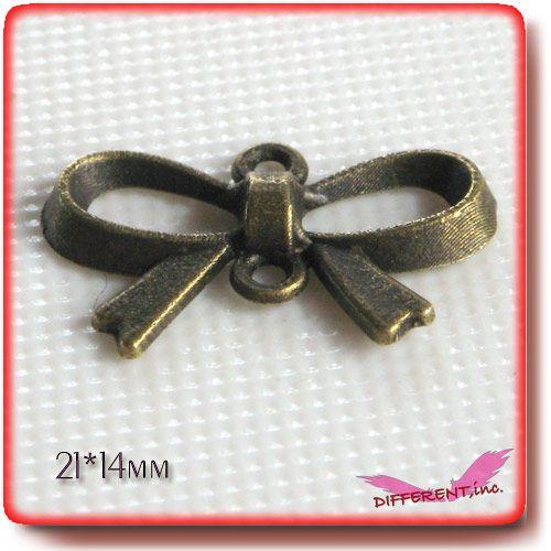 アンティークパーツ　リボン 金古美 コネクター |  | 01