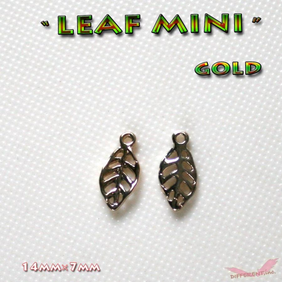ミニ リーフ ゴールド チャーム パーツ |  | 01