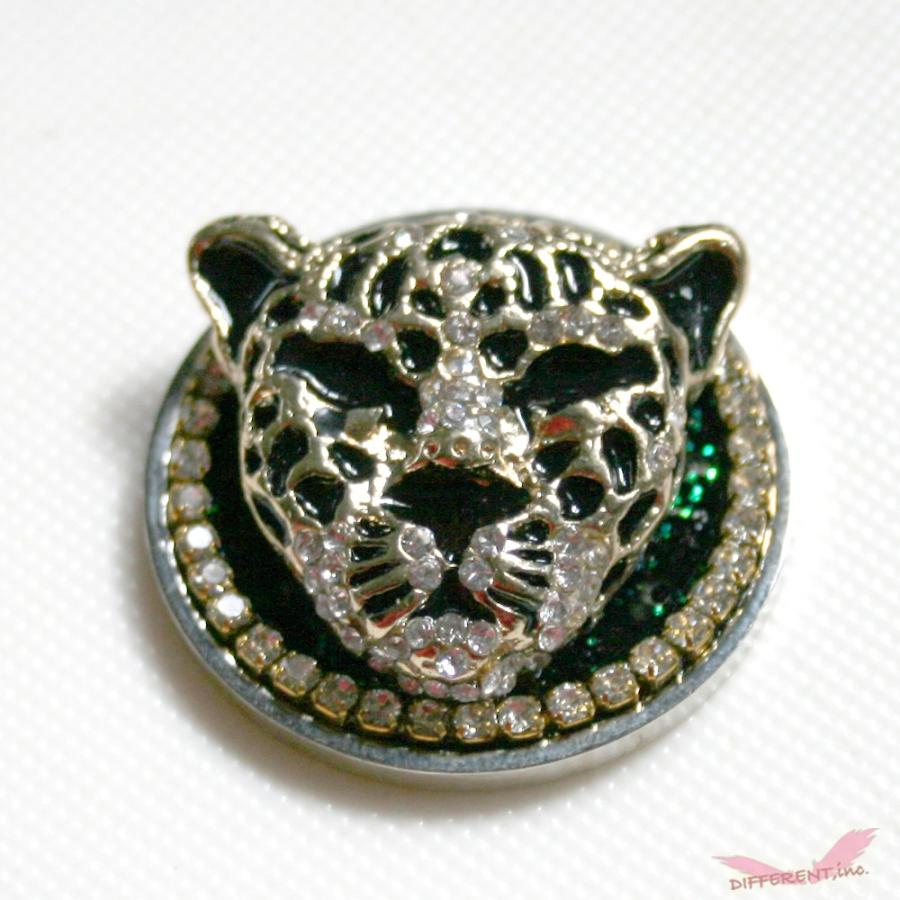 レオパード ゴールド ビジュー ゴルフマーカー 豹柄クリップ付 Leopard Deco Clip Different 通販 Yahoo ショッピング