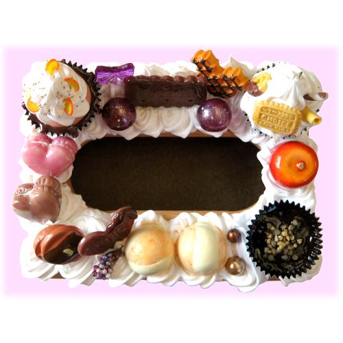 スイーツ盛り 手作り ホイップデコ ハートマカロン ポケットッ