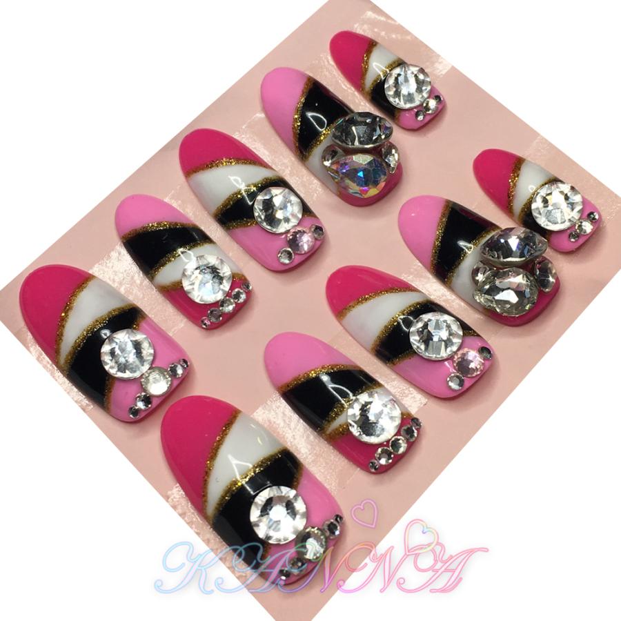 50 Rhinestone Nail Art Ideas, Art and Design