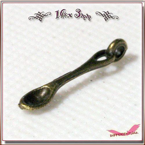 ミニミニスプーン 縦カン 金古美チャーム |  | 01