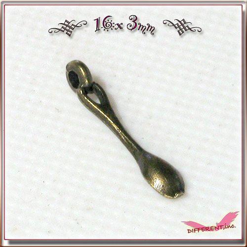 ミニミニスプーン 縦カン 金古美チャーム |  | 04