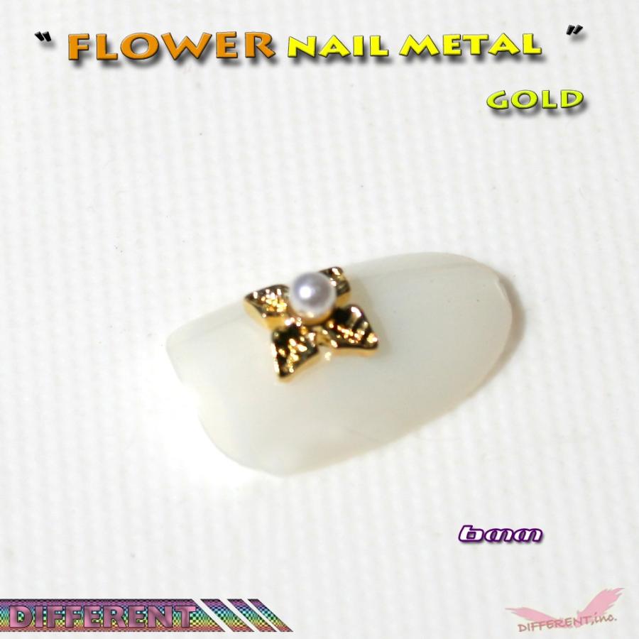 ネイルメタル お花にパール ネイルジュエリー mini |  | 01