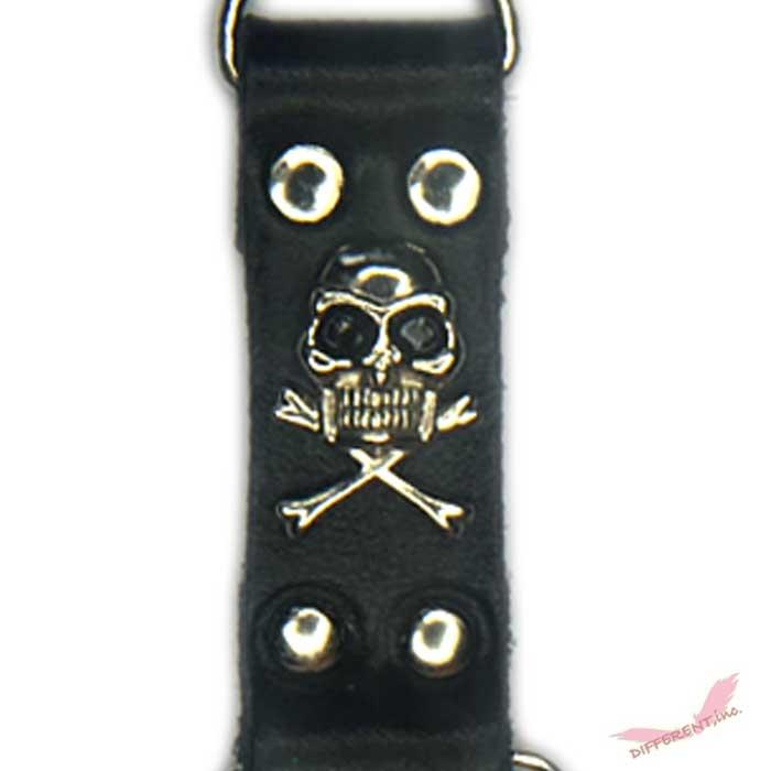 ゴルフ パターカバー ホルダー グローブ キャッチャー　スカル＆ボーン 本革 |  | 02