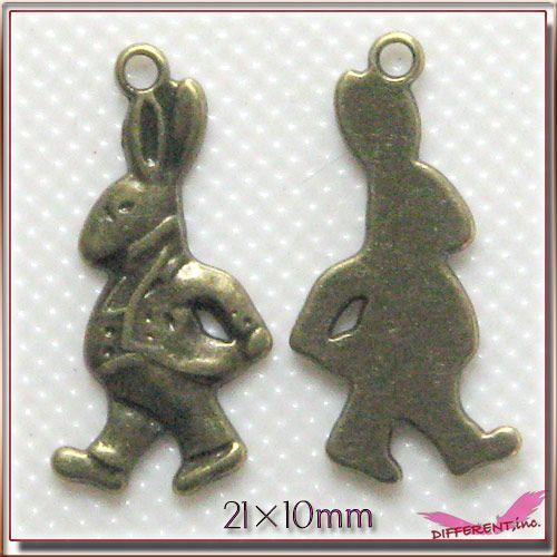 不思議な・・ うさぎ MINI 金古美 デコ＆チャームパーツ |  | 03