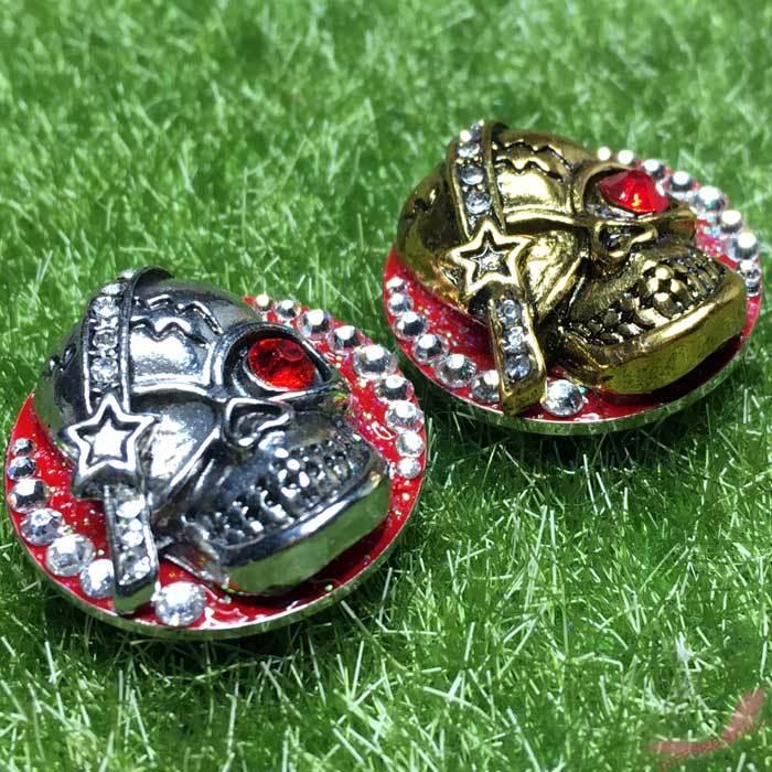 赤い片目のスカル ゴルフマーカー |  | 07