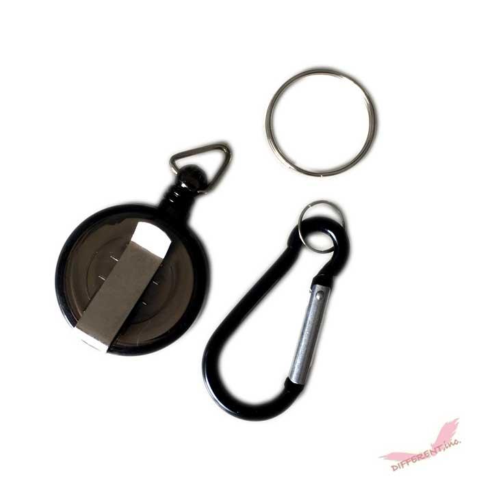 リールキー ホルダー 最長 60cm クリップ カラビナ 付き |  | 05