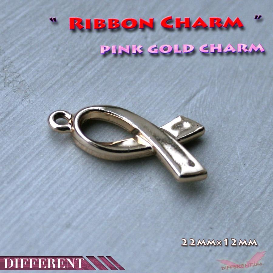 リボン ピンクゴールド チャーム |  | 02
