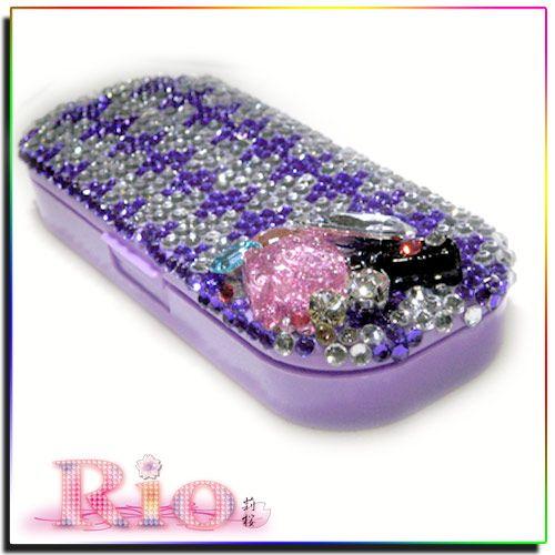 デコ クリスタルでキラキラつけまケース ミラー付き by-rio |  | 04