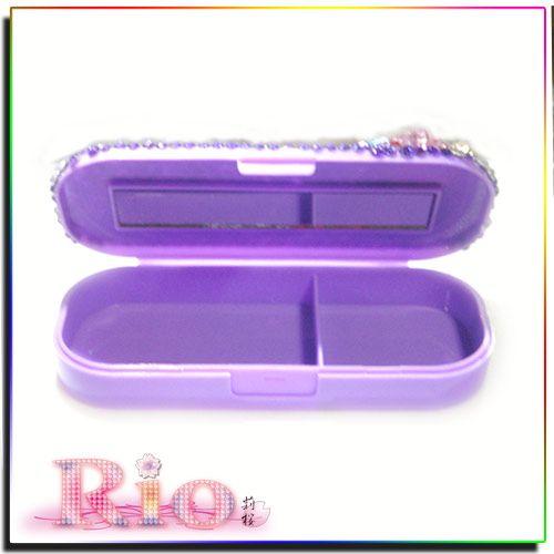 デコ クリスタルでキラキラつけまケース ミラー付き by-rio |  | 05