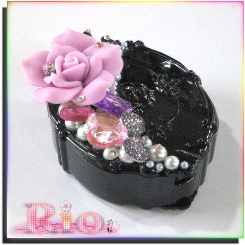 姫盛り コンタクトケース ピンク、ブラック by-rio |  | 02