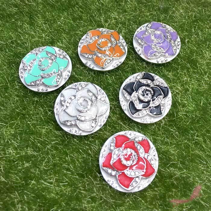 ゴルフマーカー ROSE キラキラビジュー プチ スワロフスキー |  | 09