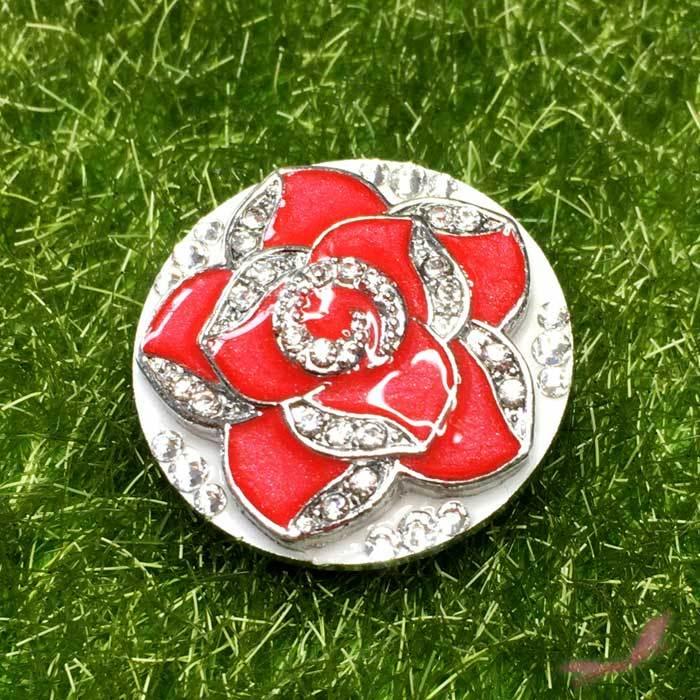 ゴルフマーカー ROSE キラキラビジュー プチ スワロフスキー |  | 01