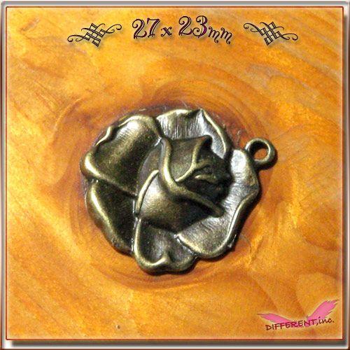 金古美チャーム 花 ROSE 27×23mm |  | 01