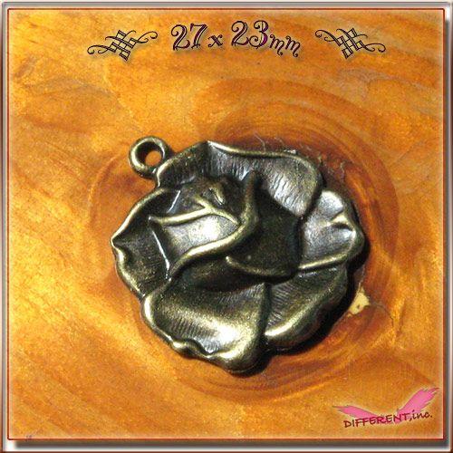 金古美チャーム 花 ROSE 27×23mm |  | 02