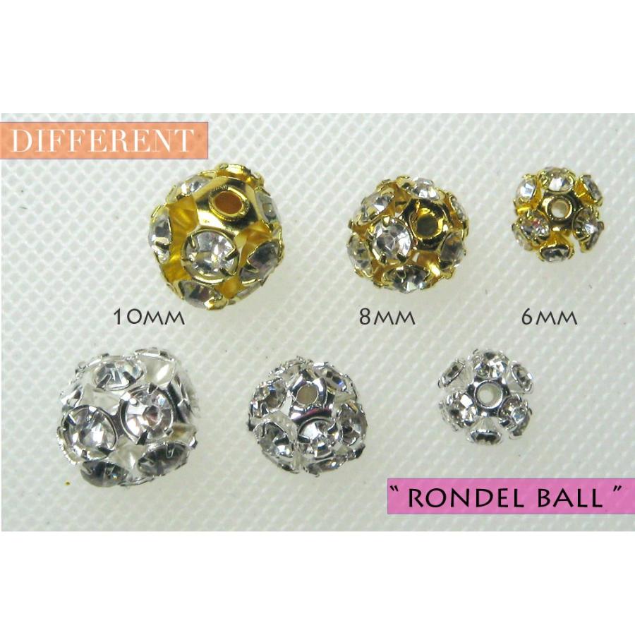 ロンデルボール クリスタル 10mm 2Colors | 