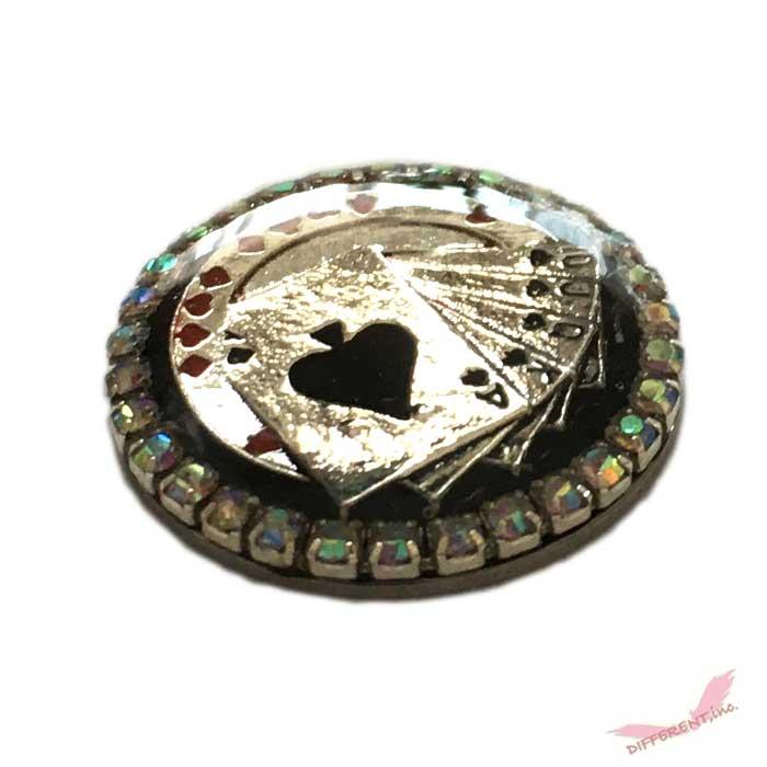 ロイヤルストレートフラッシュ ゴルフボールマーカー 飛び出す グリーンフォーク セット |  | 04