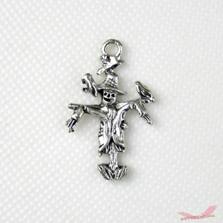 かかし チャーム ヴィンテージシルバー ハロウィーン | 