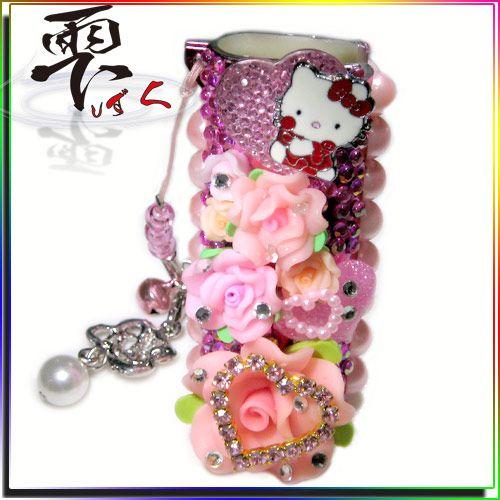 姫系 スワロ使用 キティ とびきりかわいい姫様用 ライターケース 全デコ By 雫 Shizu 1009 12 Different 通販 Yahoo ショッピング