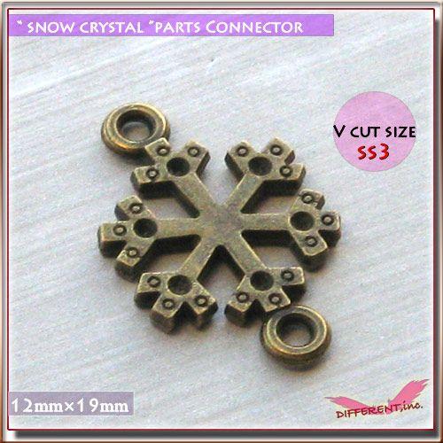 雪の結晶 金古美チャーム＆繋ぎパーツ 激安販売!!! |  | 01