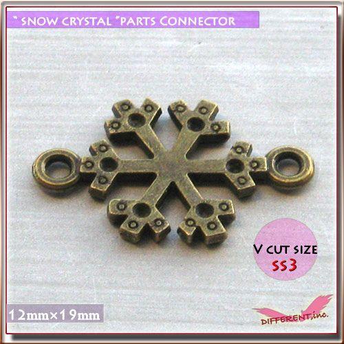 雪の結晶 金古美チャーム＆繋ぎパーツ 激安販売!!! |  | 02