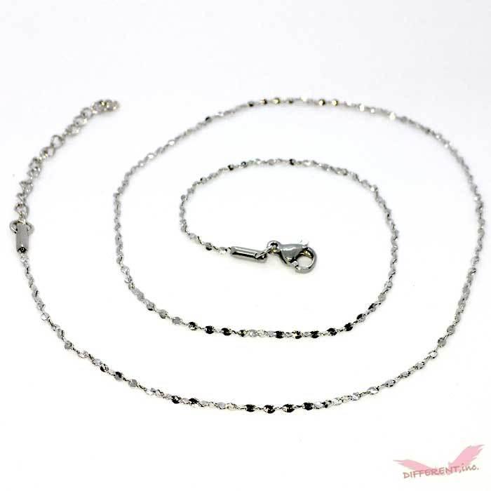 ネックレスチェーン ステンレス製 揺れるマーカー対応 2Colors |  | 03