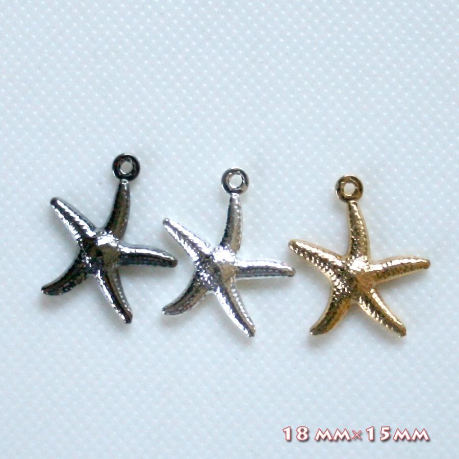 新商品 新型 ヒトデ チャーム アクセサリーパーツ 3colors Honeymoon Style