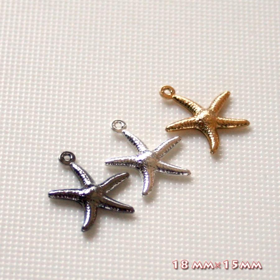 新商品 新型 ヒトデ チャーム アクセサリーパーツ 3colors Honeymoon Style