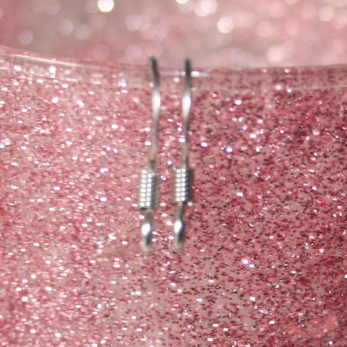 ステンレス製 フィッシュフックピアス 玉無し |  | 03