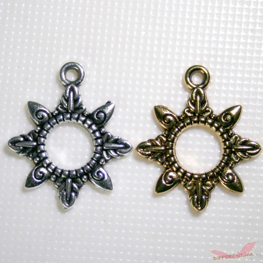 太陽をイメージしたチャームパーツ 22X18 | 
