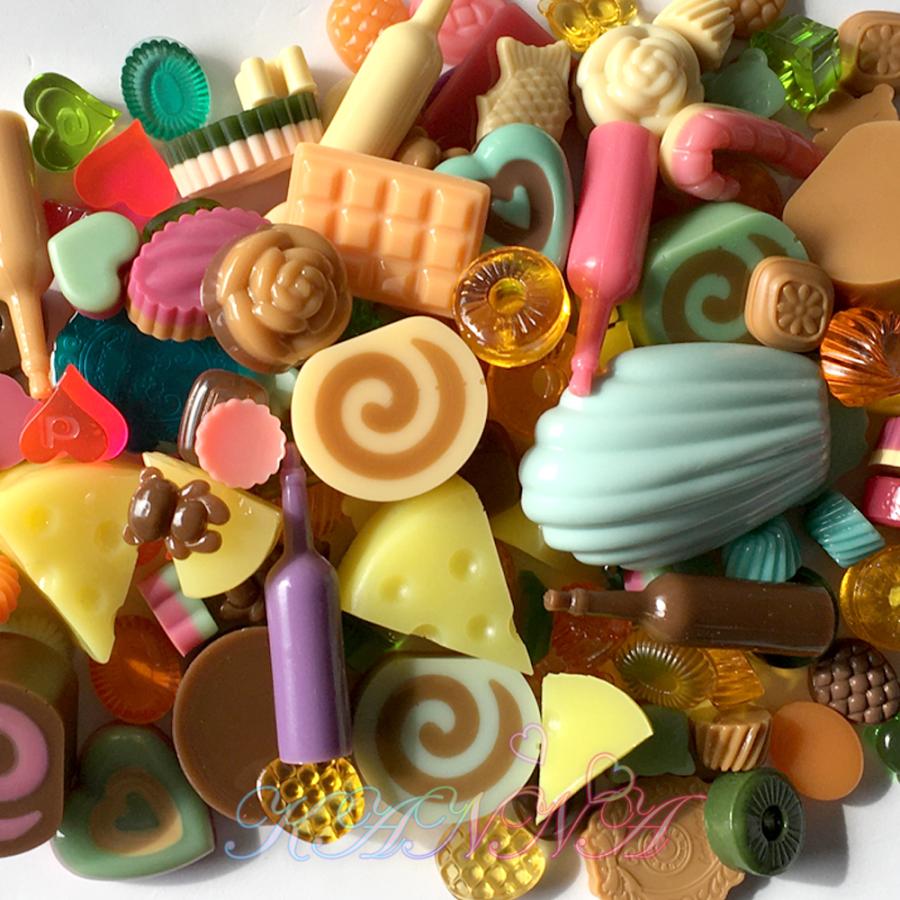 ラスト!クリスタルレジン製スイーツデコパーツセット150個以上 by Kanna | 