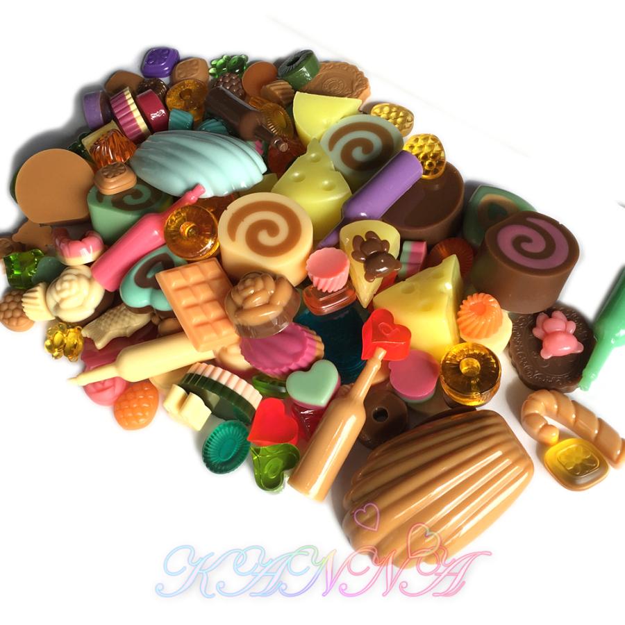 ラスト!クリスタルレジン製スイーツデコパーツセット150個以上 by Kanna |  | 03