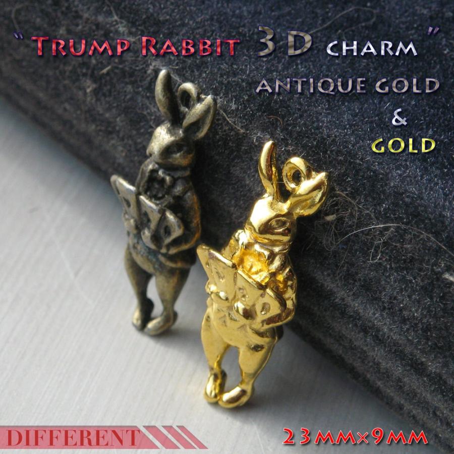 【訳あり】トランプうさぎ3Dチャーム 2Colors |  | 01