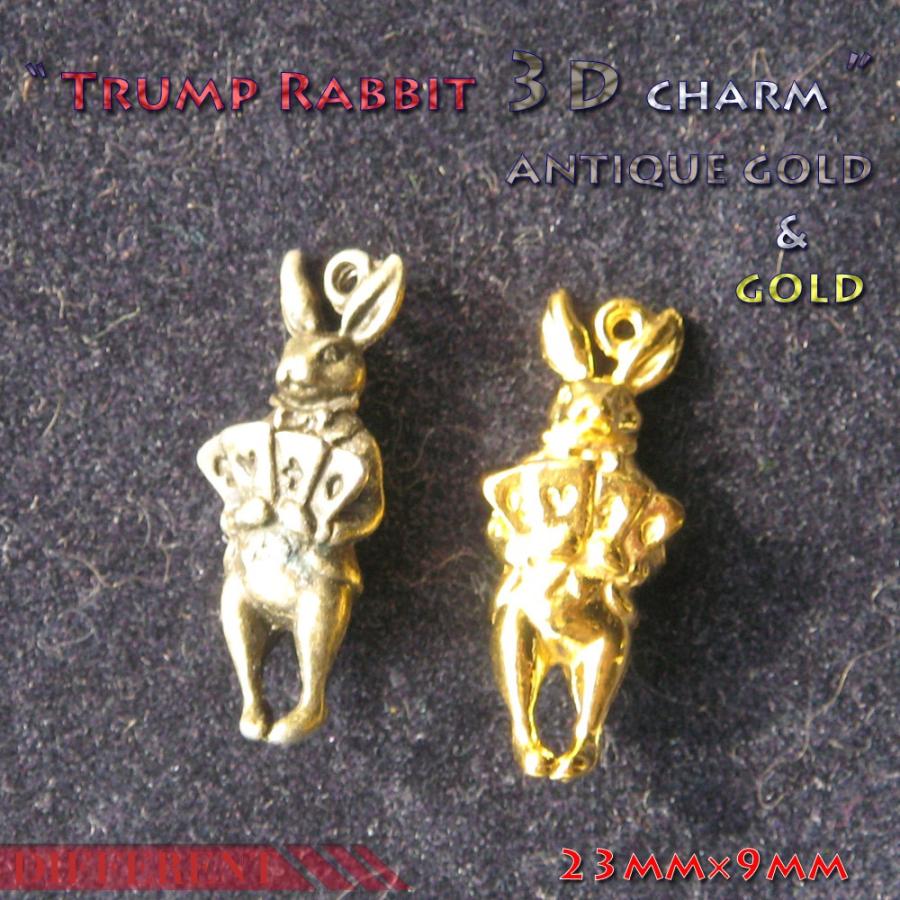 【訳あり】トランプうさぎ3Dチャーム 2Colors |  | 02