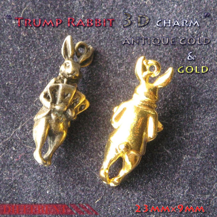 【訳あり】トランプうさぎ3Dチャーム 2Colors |  | 03