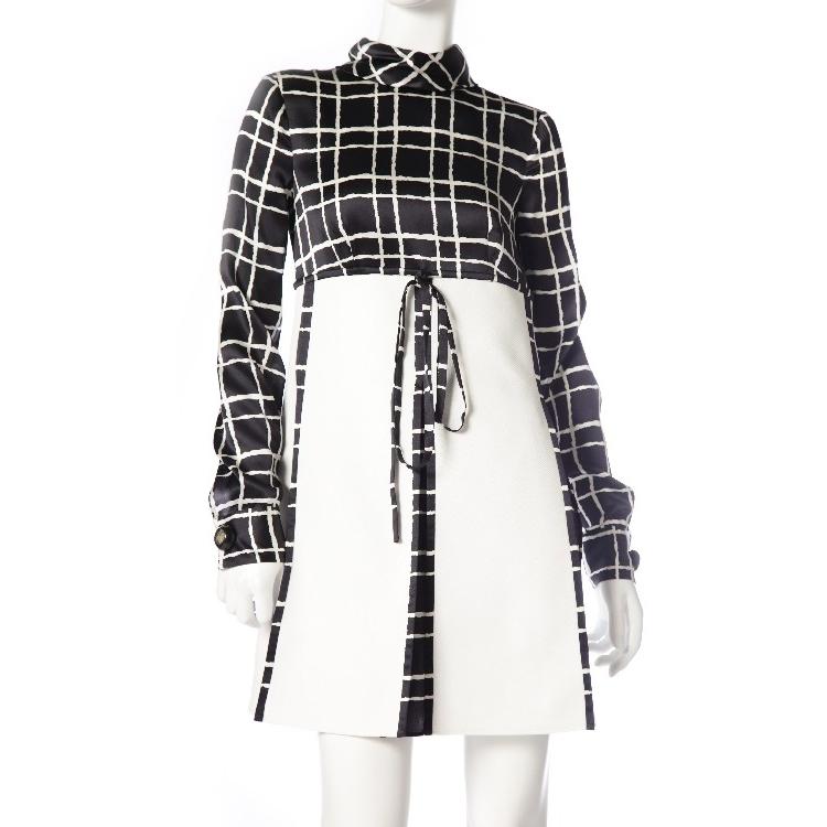 ディースクエアード Dsquared2 ワンピース レディース S72ct0993s430 ブラック ホワイト Supersport Tn