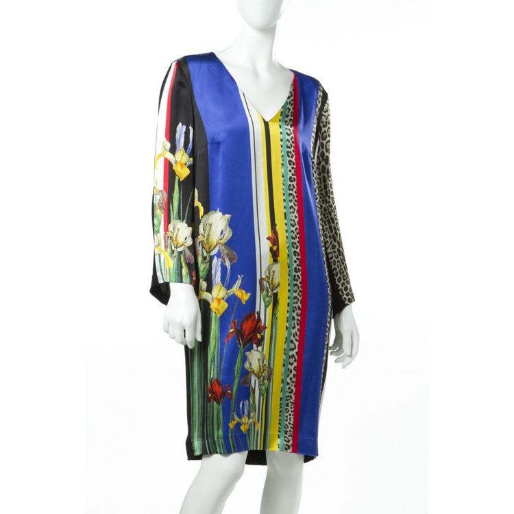 17年春夏 クラスロベルトカヴァリ Class Roberto Cavalli ワンピース 長袖 V699 25 レディース D2ioa476 マルチ Thecharlienoble Com