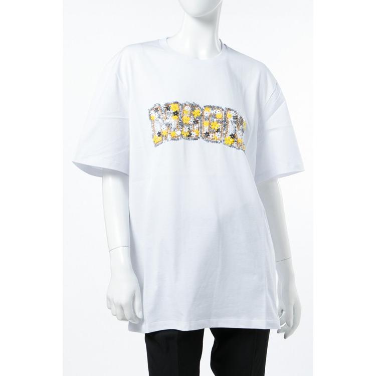 2017年秋冬新作 エムエスジーエム Msgm Tシャツ 半袖 丸首 2341mdm104x レディース Mdm104x 174776 ホワイト Druckerei Nitsch De