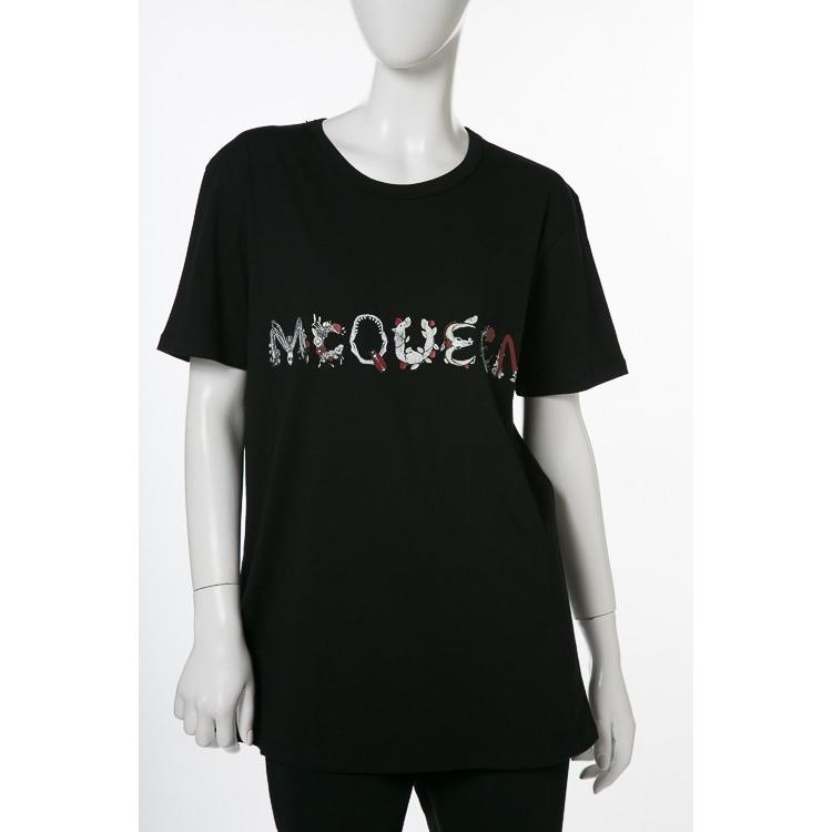 超目玉 アレキサンダーマックイーン Alexandermcqueen Tシャツ 半袖 丸首 レディース Qkz08 ブラック 18年春夏新作 Diffusion 通販 Yahoo ショッピング 新しいコレクション Www Skylanceronline Com