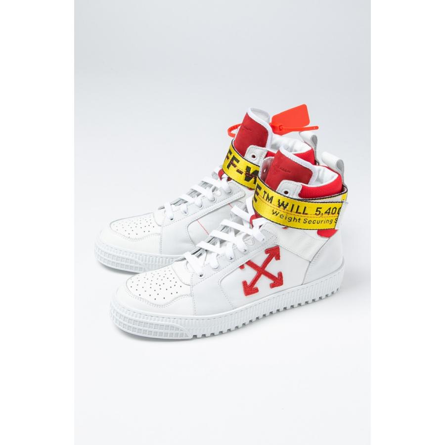 オフホワイト Off White スニーカー ハイカット シューズ 靴 Omia102r メンズ Ia102r19 ホワイト レッド 19年春夏新作 Oipip Slupsk Pl