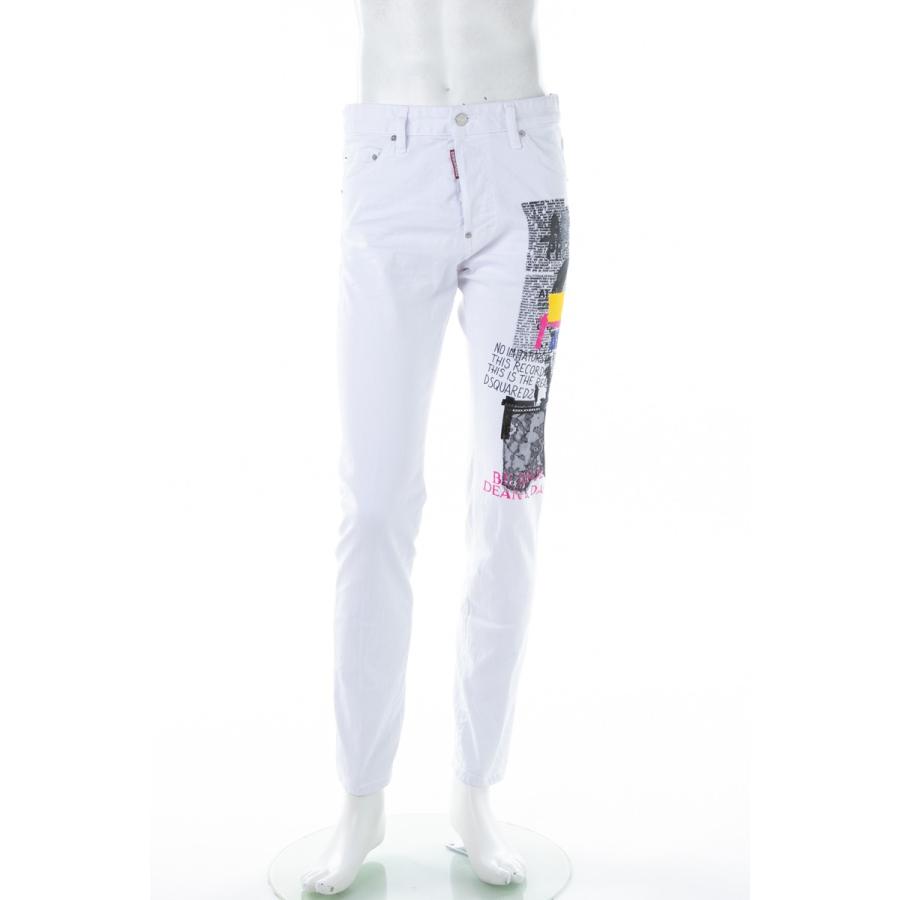 ディースクエアード Dsquared2 ジーンズパンツ ホワイトデニム Cool Guy Jean メンズ S74lb0477s ホワイト 19年春夏新作 Supersport Tn
