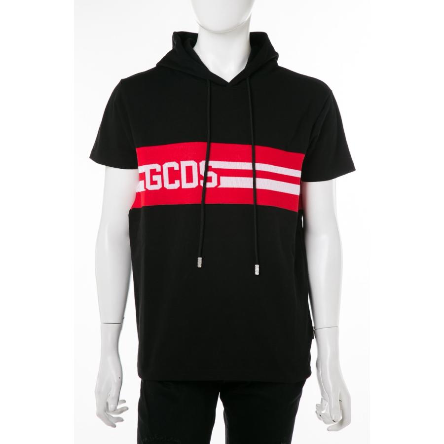 ジーシーディーエス Gcds トレーナー プルオーバーパーカー フーディ スウェット Cc94m0072 02 売れ筋ランキング ブラック 19年春夏新作 メンズ 半袖