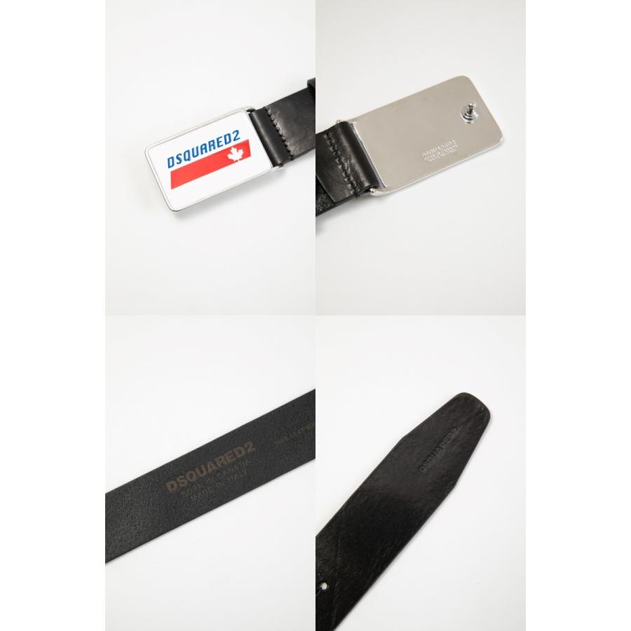 ディースクエアード DSQUARED2 ベルト レザーベルト BEM021212900001 ブラック 2019年秋冬新作 バックル縦4 ディースクエアード DSQUARED2 ベルト レザーベルト BEM021212900001 ブラック