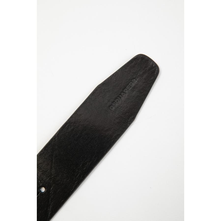 ディースクエアード DSQUARED2 ベルト レザーベルト BEM021212900001 ブラック 2019年秋冬新作 バックル縦4 ディースクエアード DSQUARED2 ベルト レザーベルト BEM021212900001 ブラック